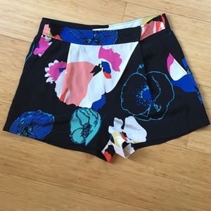 Tibi Silk Shorts